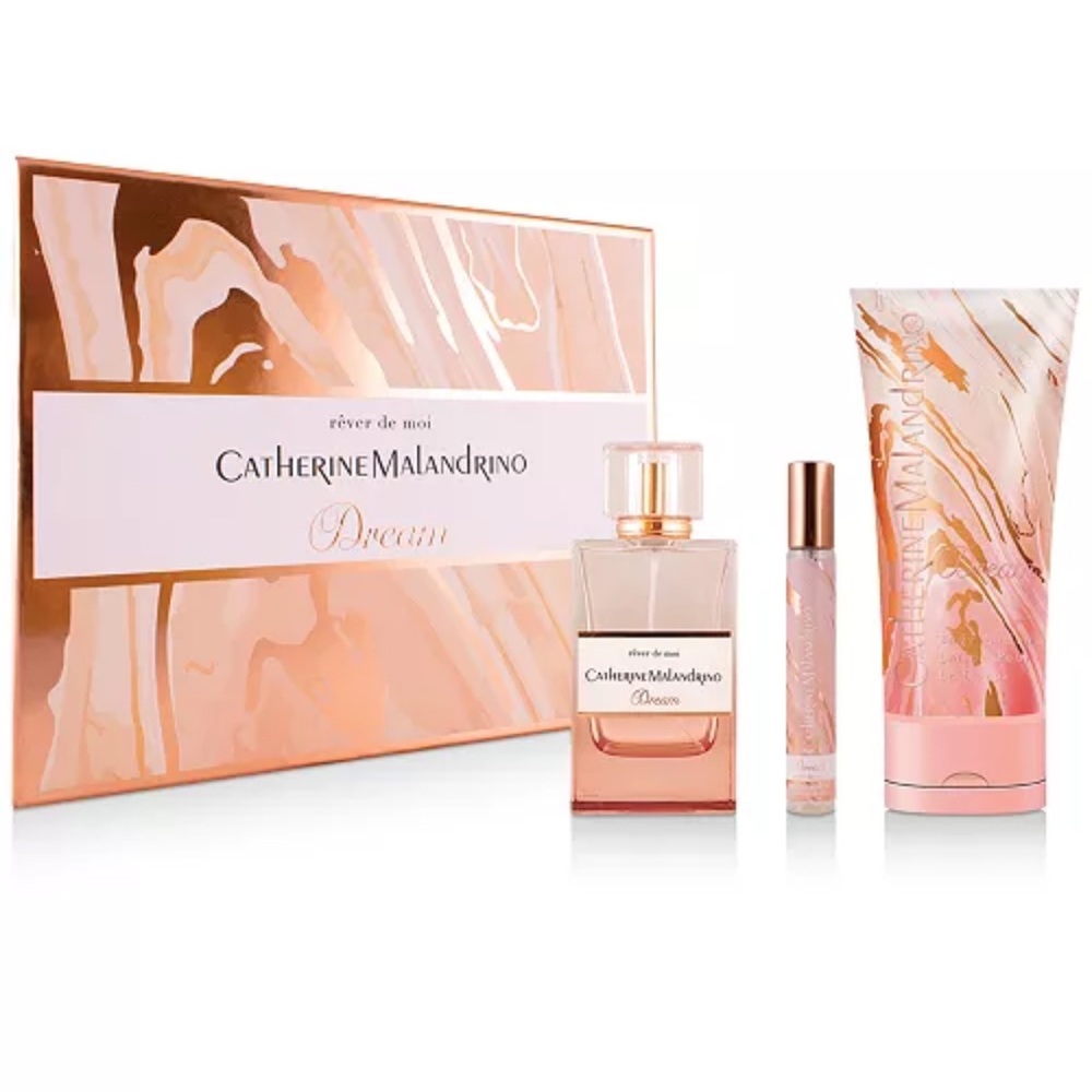 NEW W BOX Catherine Malandrino 3-Pc. Rever de Moi Dream Eau de Parfum Gift Set